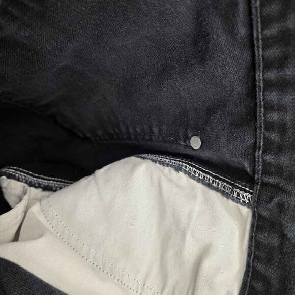 Vintage Carhartt Men's B136-BLK Black Double Knee Canvas Pants Men’s40 x30 Faded - Picture 12 of 14